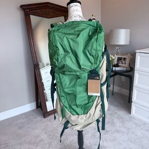 🏔️ The North Face Terra 65 Backpack – L/XL – Twill Beige & Green – NWT